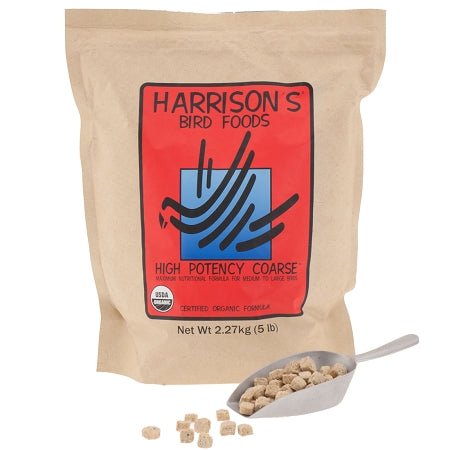 Harrison's High Potency Coarse Bird Food Pellets 5lb - Pack of 2
