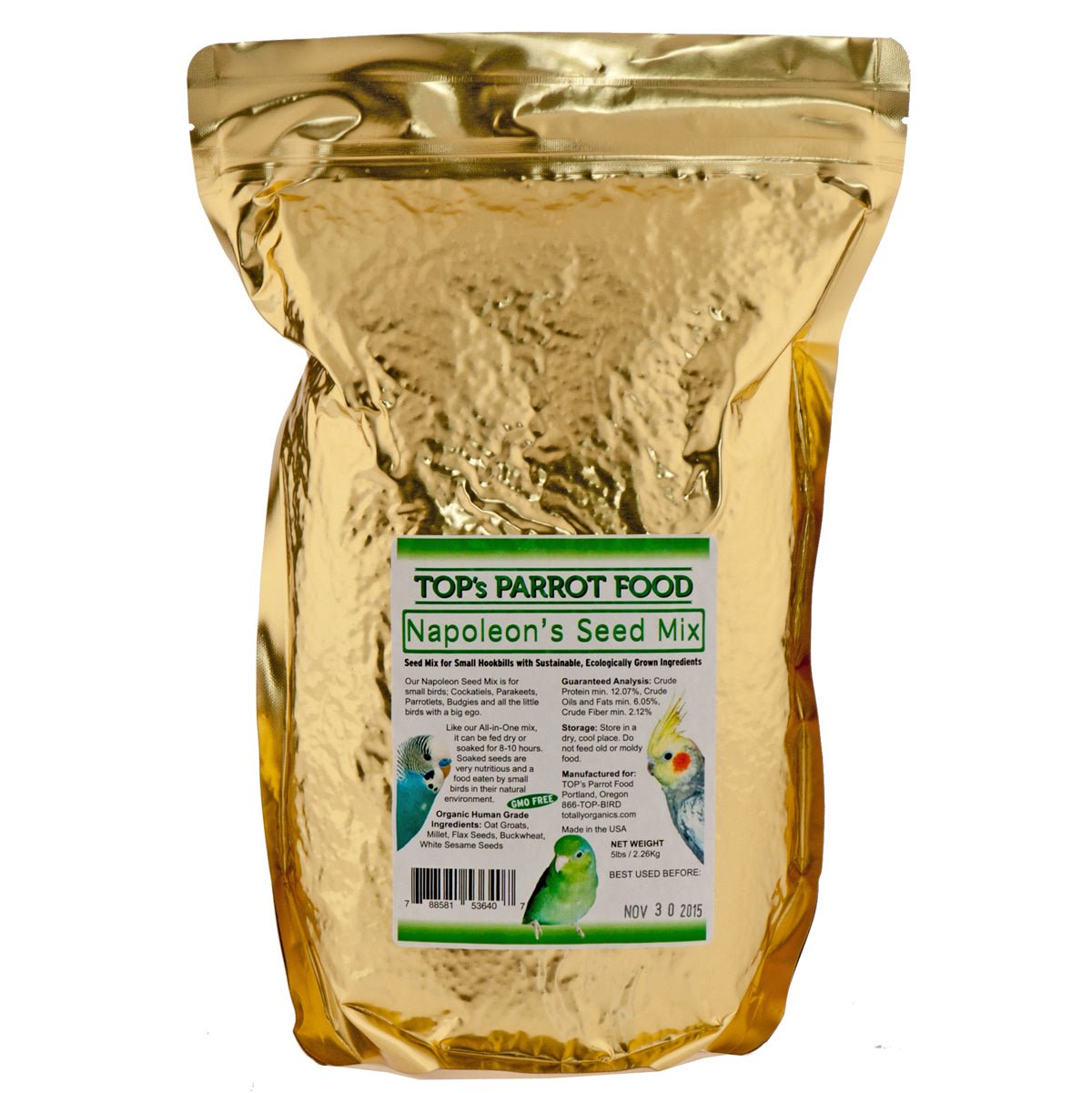TOP's Parrot Food Napoleon Seed
