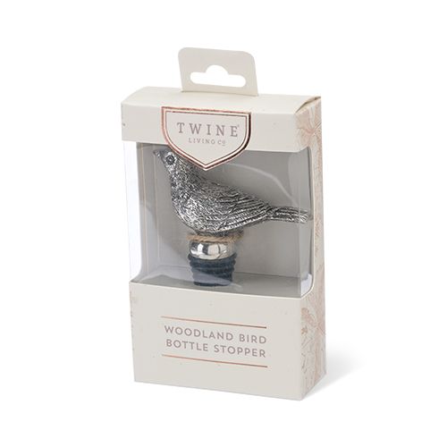 Pewter Bottle Stopper for Bird Lovers - Crafted from Pewter by Twine Living Co