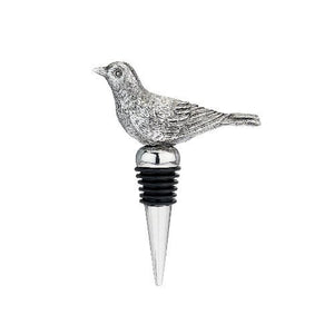 Pewter Bottle Stopper for Bird Lovers - Crafted from Pewter by Twine Living Co